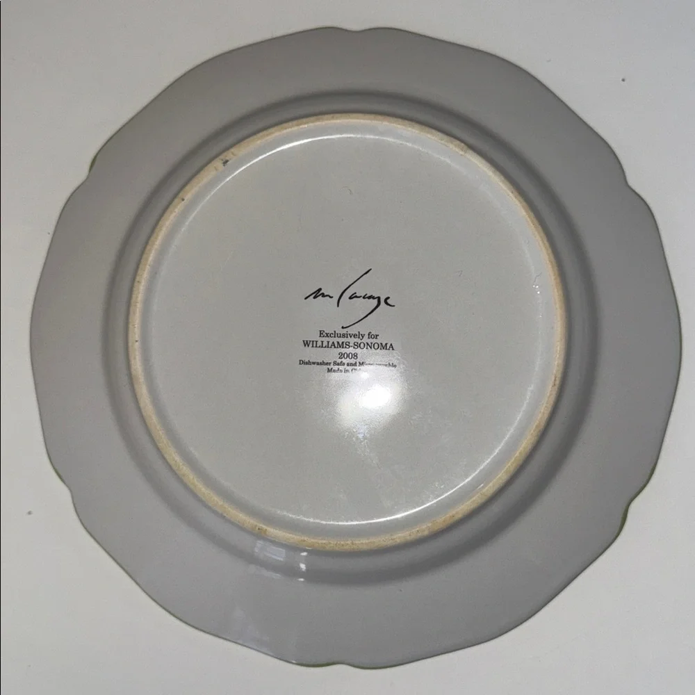 Marc Lacaze William Sonoma Butterfly Plates 2008